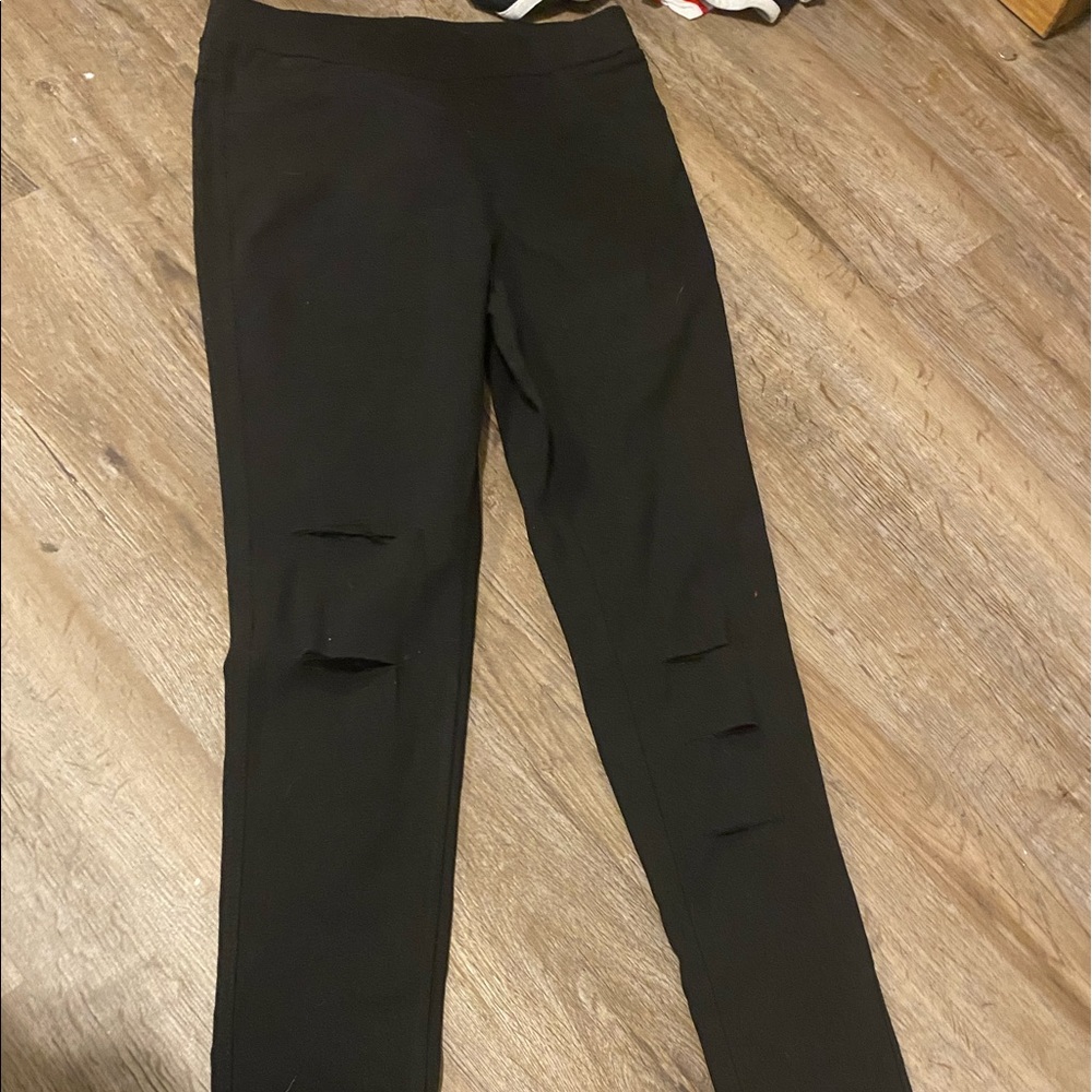 Black jeggings